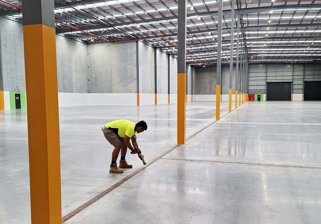 joint sealing industrial yard