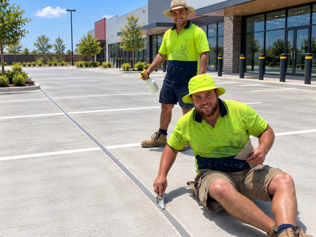 Professional concrete expansion joint sealing Gold Coast